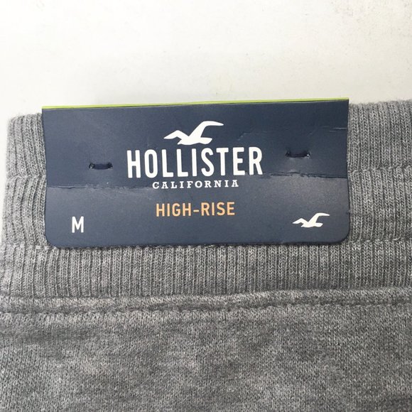 Grey Hollister Jogger Sweatpants High-Rise Trendy - Picture 5 of 7